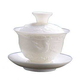 White Porcelain Tea Cup Gaiwan