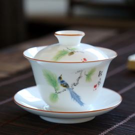 Pine Gaiwan,Ceramic Teacup